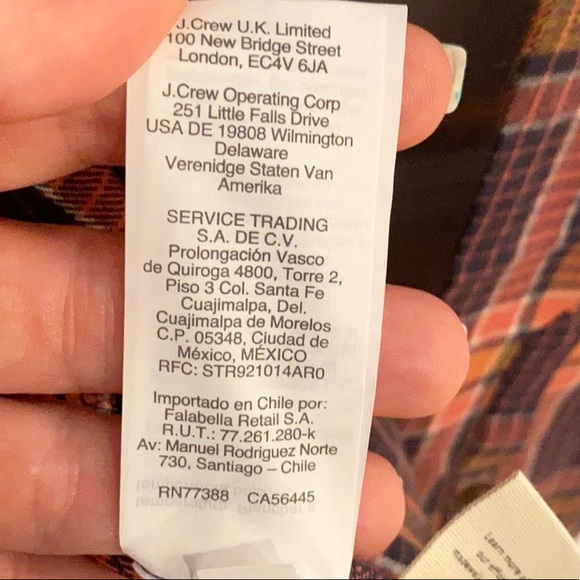 ⭐️Weekend Sale⭐️ MADEWELL NWT Plaid Flannel Shirt - Picture 7 of 9